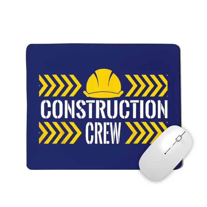 Birthday Crew 1st Construction Birthday Truck Party Mousepad