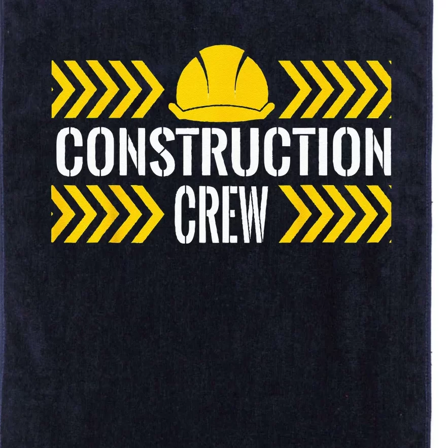 Birthday Crew 1st Construction Birthday Truck Party Platinum Collection Golf Towel