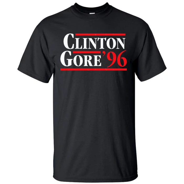 Bill Clinton 1996 Retro Presidential Campaign Tall T-Shirt