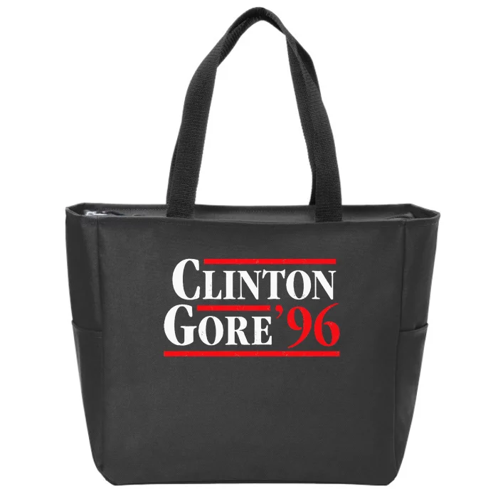 Bill Clinton 1996 Retro Presidential Campaign Zip Tote Bag