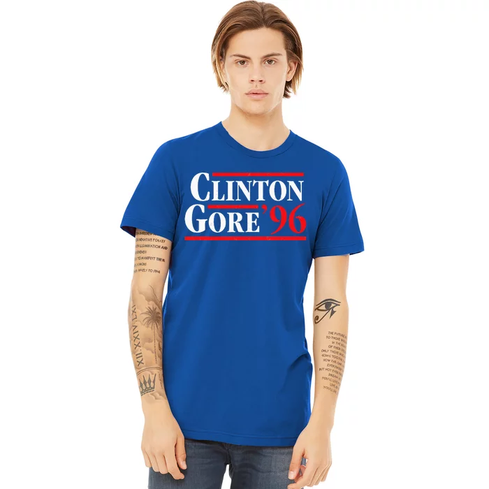 Bill Clinton 1996 Retro Presidential Campaign Premium T-Shirt