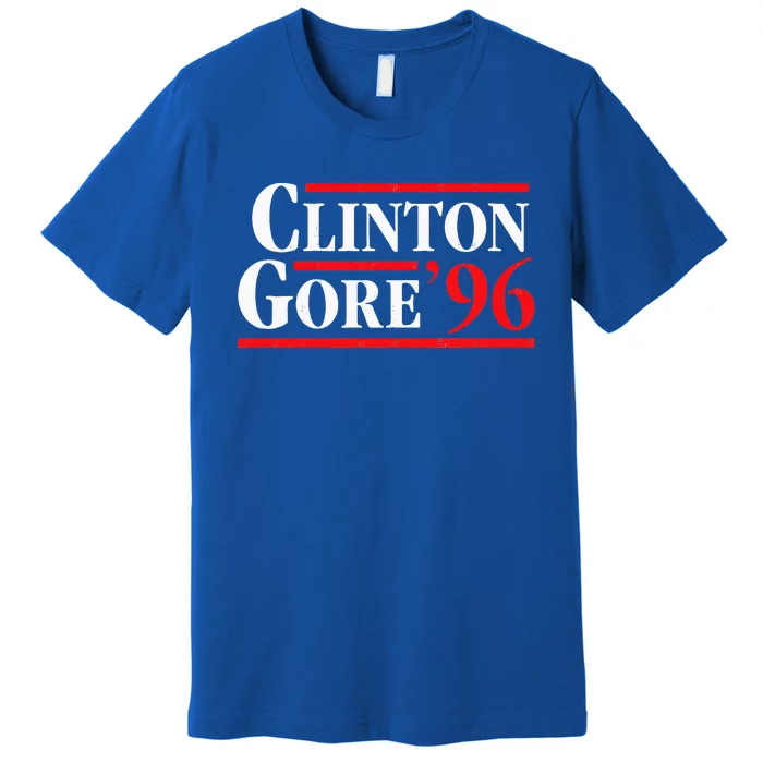 Bill Clinton 1996 Retro Presidential Campaign Premium T-Shirt