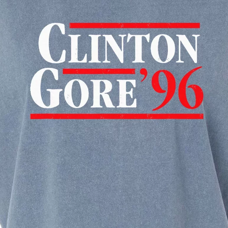 Bill Clinton 1996 Retro Presidential Campaign Garment-Dyed Women's Muscle Tee