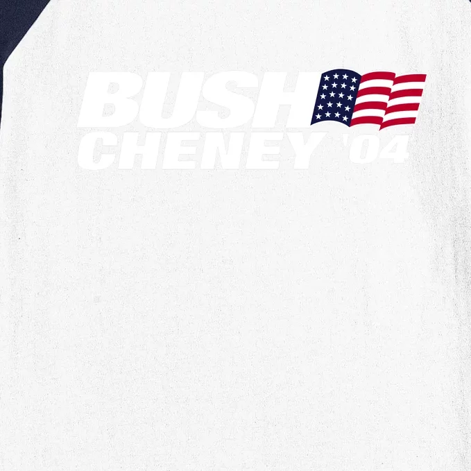 Bush Cheney 2004 Election Campaign Logo Gift Baseball Sleeve Shirt