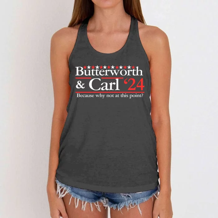 Butterworth & Carl 24 Because Why Not At This Point Women's Knotted Racerback Tank