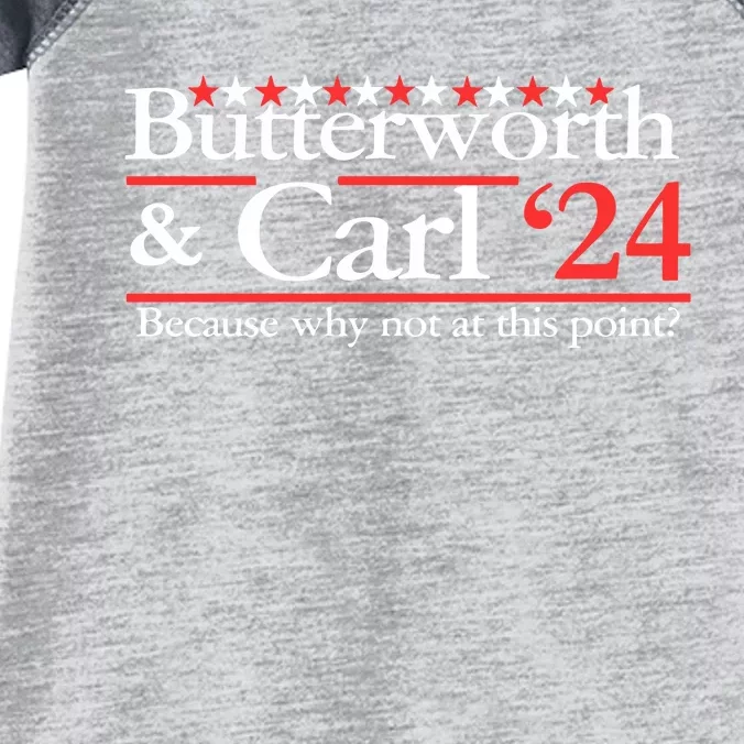 Butterworth & Carl 24 Because Why Not At This Point Infant Baby Jersey Bodysuit