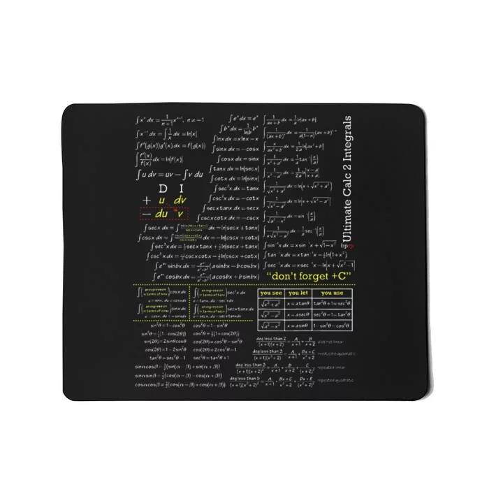 Blackpenredpen Calculus 2 Ultimate Integral Mousepad