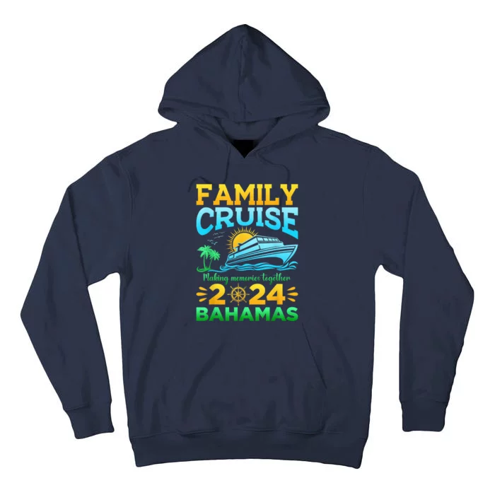 Bahamas Cruise 2024 Family Friends Group Vacation Matching Tall Hoodie