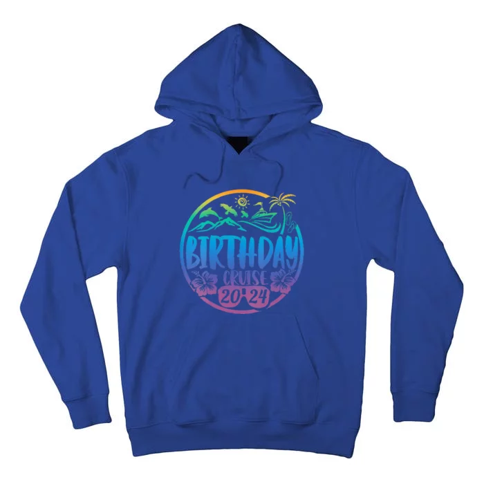 Birthday Cruise 2024 Family Cruise Trip Summer Vacation Tall Hoodie