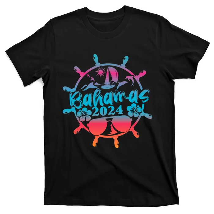 Bahamas Cruise 2024 Family Friends Group Vacation Matching T-Shirt