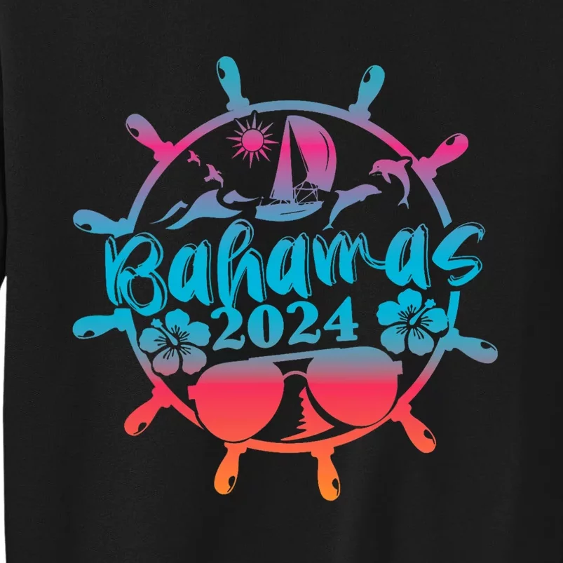 Bahamas Cruise 2024 Family Friends Group Vacation Matching Tall Sweatshirt