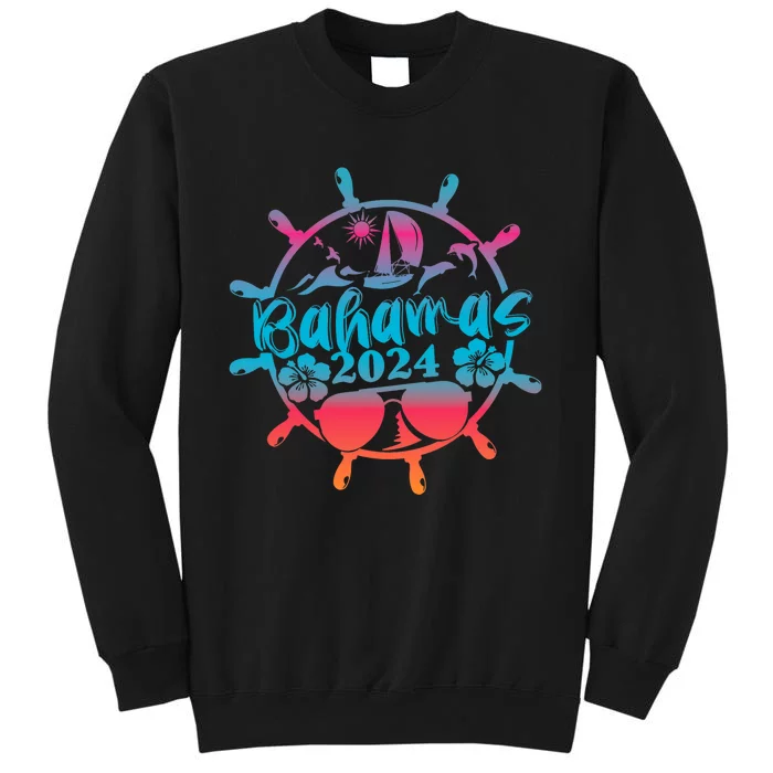 Bahamas Cruise 2024 Family Friends Group Vacation Matching Tall Sweatshirt