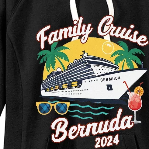 Bermuda Cruise 2024 Family Friends Group Vacation Matching Women's Fleece Hoodie