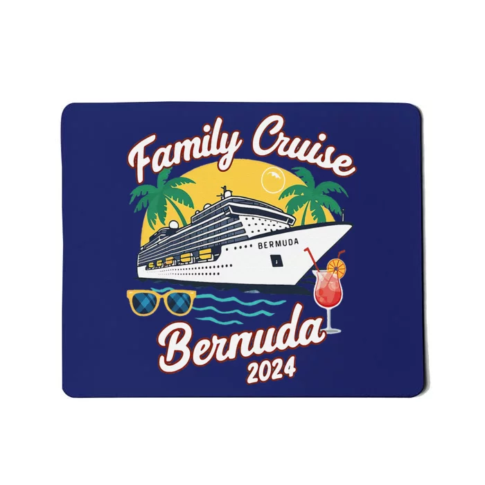 Bermuda Cruise 2024 Family Friends Group Vacation Matching Mousepad