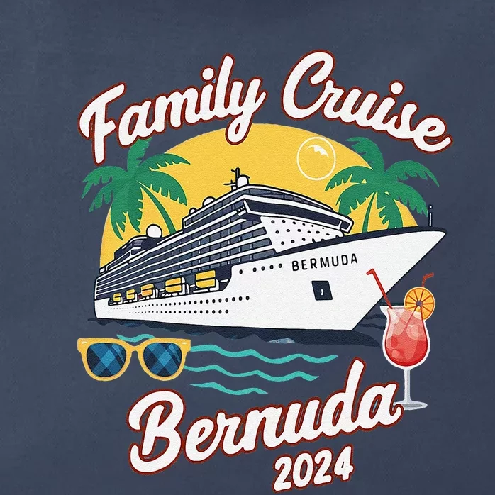 Bermuda Cruise 2024 Family Friends Group Vacation Matching Zip Tote Bag