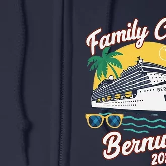 Bermuda Cruise 2024 Family Friends Group Vacation Matching Full Zip Hoodie