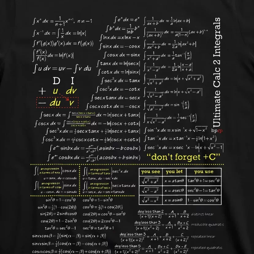 Blackpenredpen Calculus 2 Ultimate Integral T-Shirt