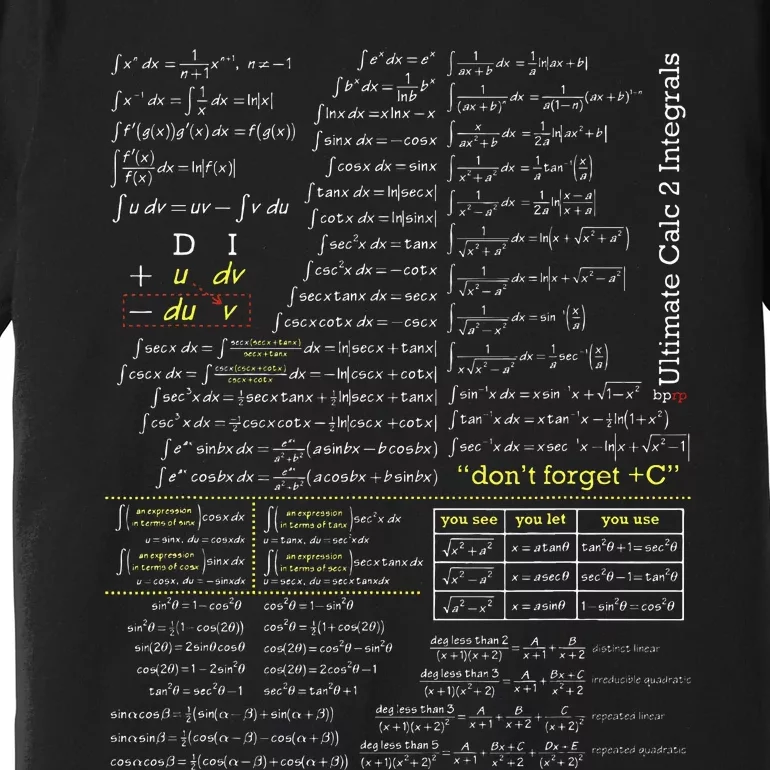 Blackpenredpen Calculus 2 Ultimate Integral Premium T-Shirt