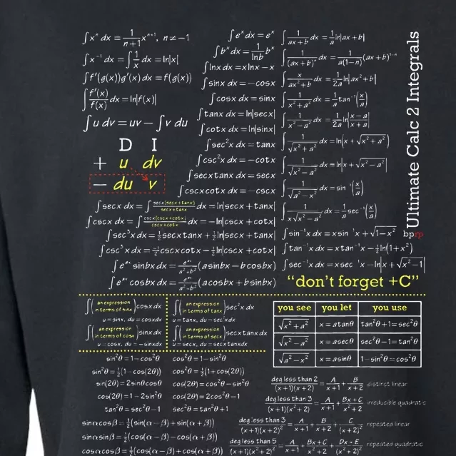 Blackpenredpen Calculus 2 Ultimate Integral Cropped Pullover Crew