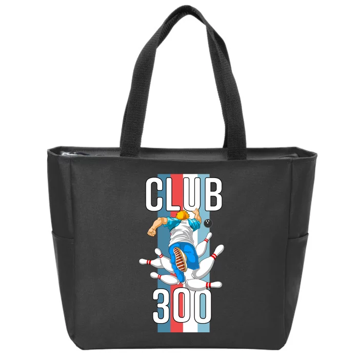 Bowling Club 300 Zip Tote Bag