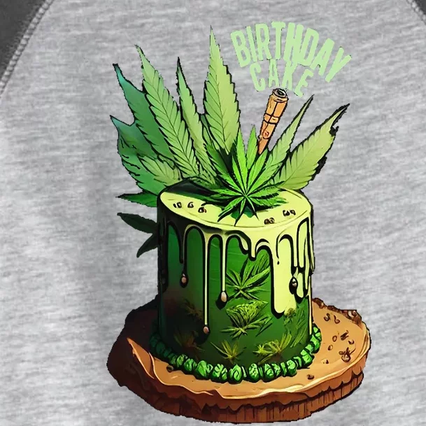 Birthday Cake 420 Cannabis Culture Stoner Weed Strain Toddler Fine Jersey T-Shirt