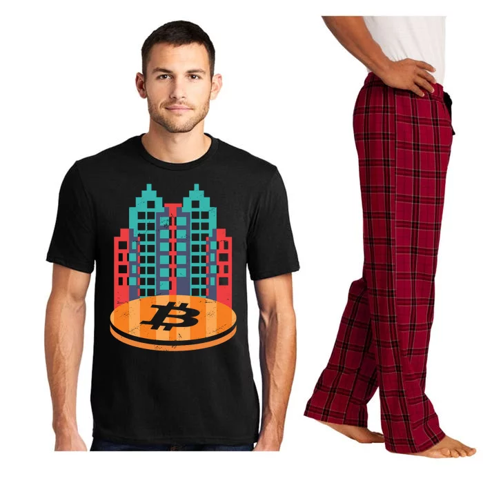 Bitcoin City Pajama Set