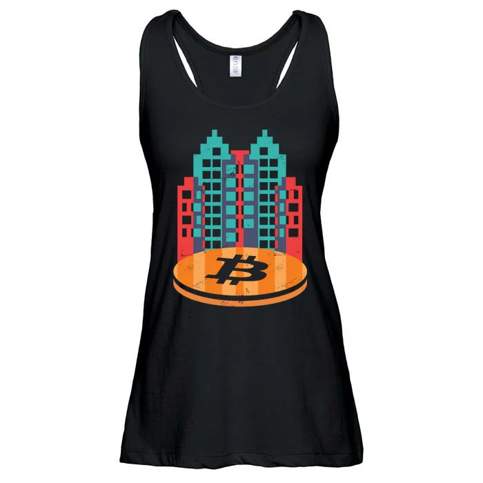 Bitcoin City Ladies Essential Flowy Tank