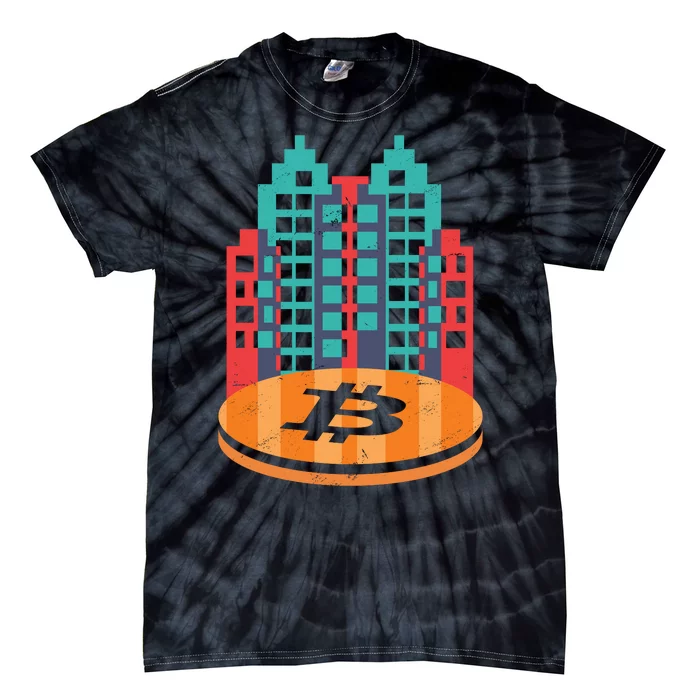 Bitcoin City Tie-Dye T-Shirt