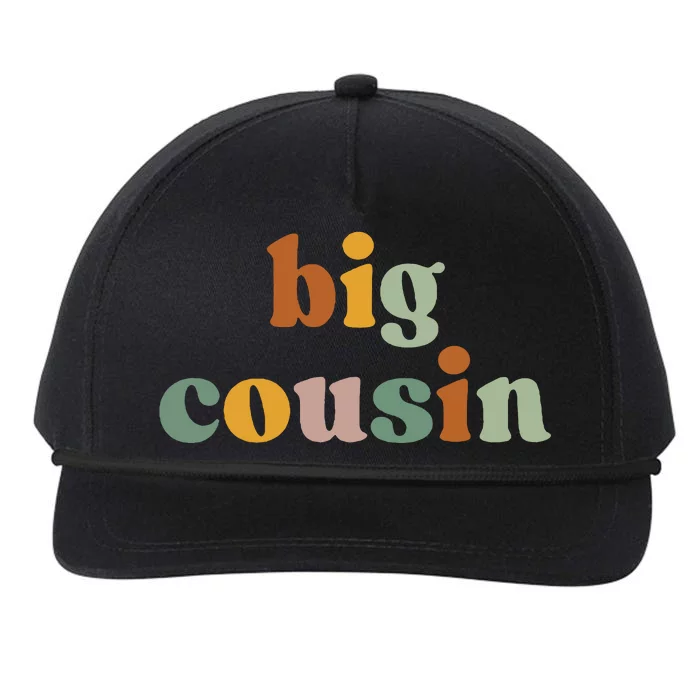 Big Cousin Announcement Snapback Five-Panel Rope Hat