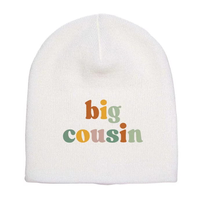 Big Cousin Announcement Short Acrylic Beanie