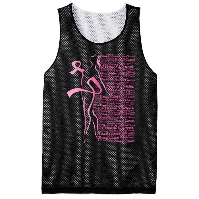 Breast Cancer Awareness Women Mesh Reversible Basketball Jersey Tank