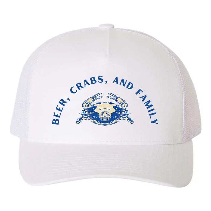 Beer Crabs And Family Yupoong Adult 5-Panel Trucker Hat