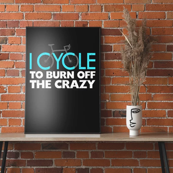 Best Cycling Art Indoor Bicycle Race Bicycling Poster