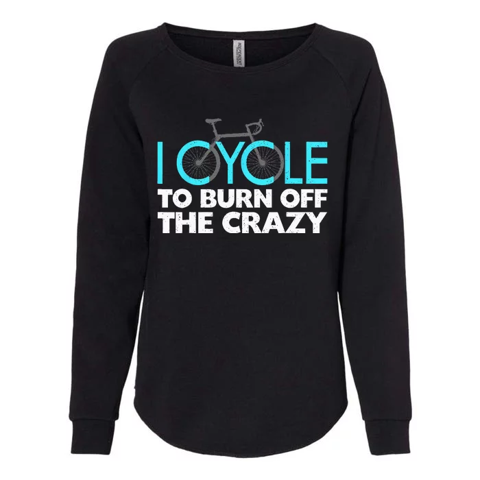 Best Cycling Art Indoor Bicycle Race Bicycling Womens California Wash Sweatshirt