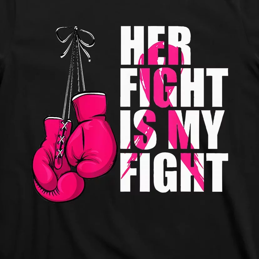 Breast Cancer Awareness Husband Support Squad T-Shirt