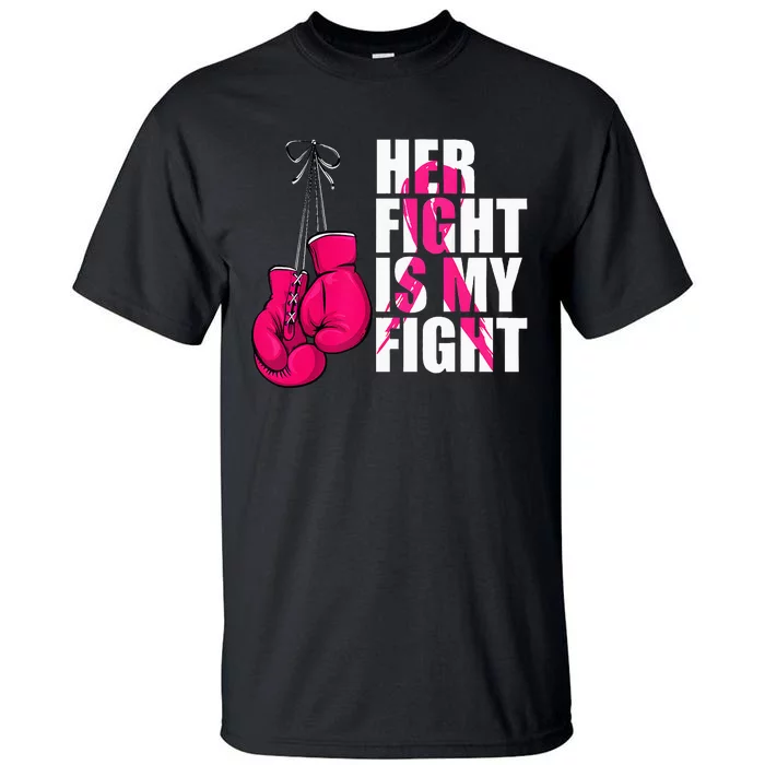 Breast Cancer Awareness Husband Support Squad Tall T-Shirt