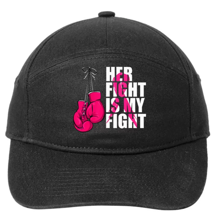 Breast Cancer Awareness Husband Support Squad 7-Panel Snapback Hat