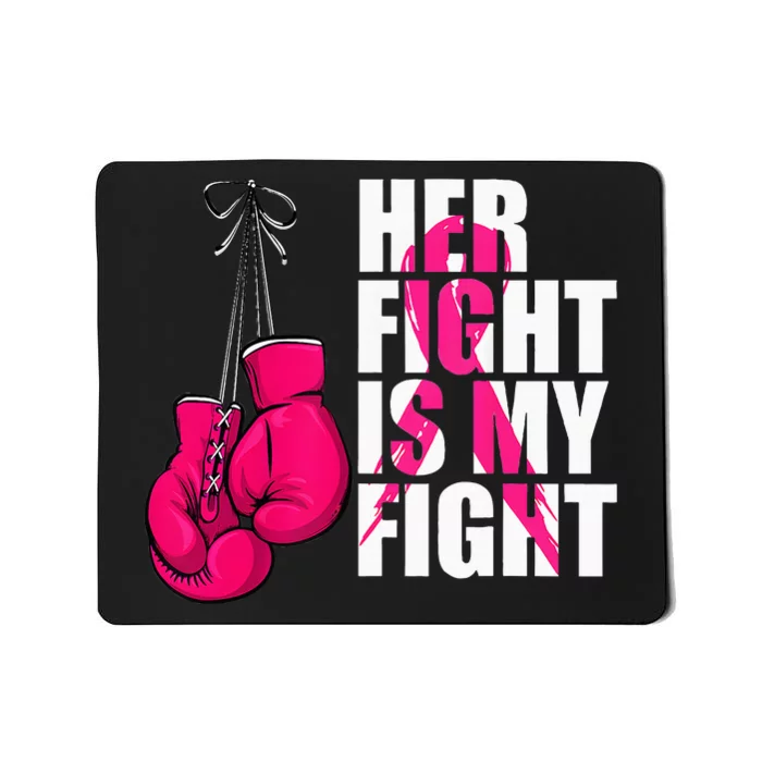 Breast Cancer Awareness Husband Support Squad Mousepad