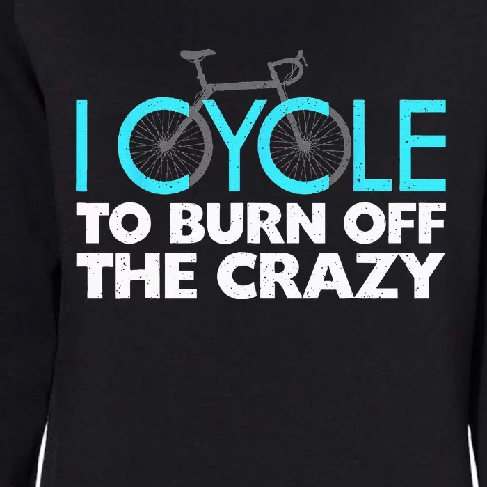 Best Cycling Art Indoor Bicycle Race Bicycling Womens California Wash Sweatshirt