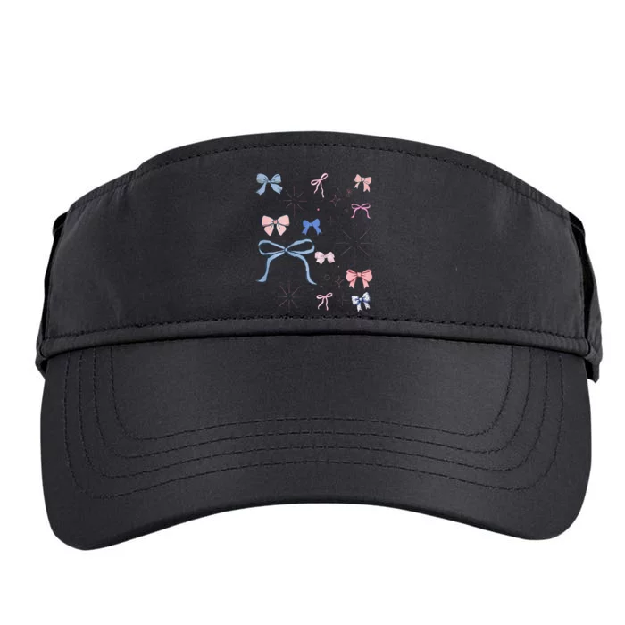 Bow Coquette Aesthetic Trendy Pin.K Bow Adult Drive Performance Visor