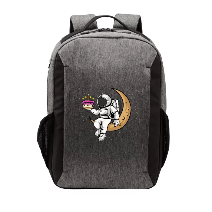 Birthday cake Astronauts in space funny stronaut Vector Backpack