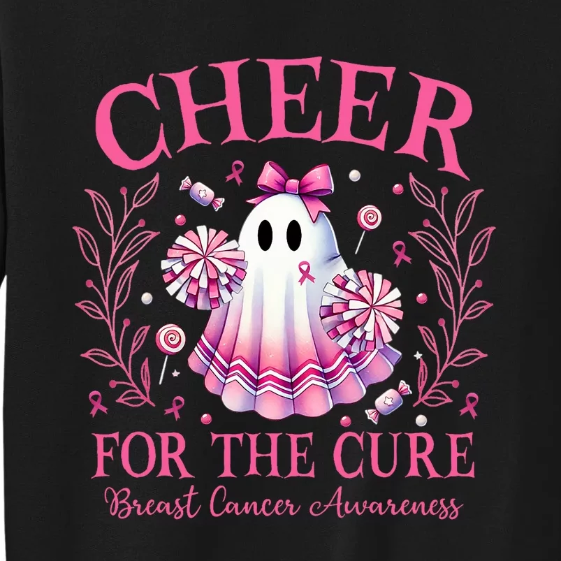 Breast Cancer Awareness Halloween Ghost Tall Sweatshirt