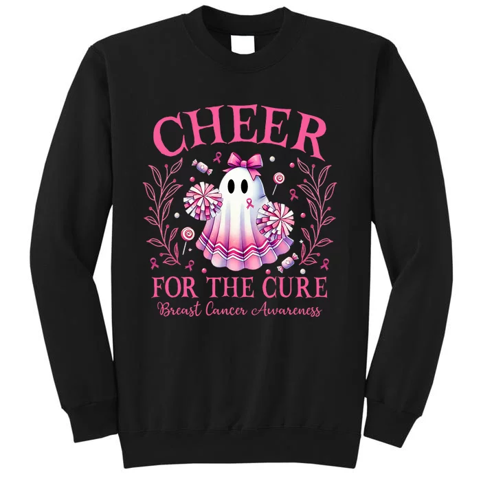 Breast Cancer Awareness Halloween Ghost Tall Sweatshirt