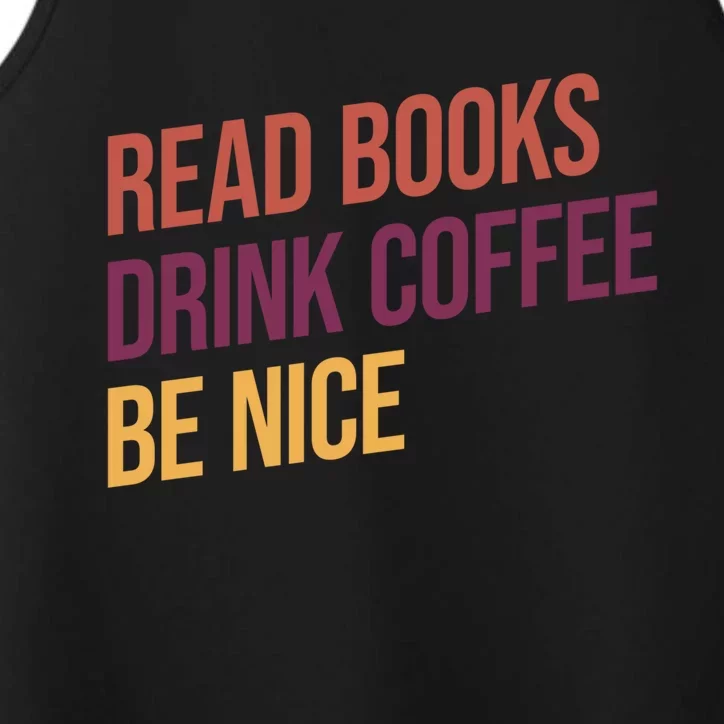 BookLover Coffee And Books Bookworm Gift Performance Tank