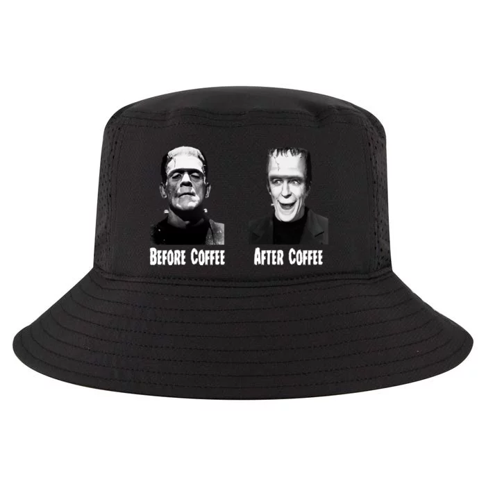 Before Coffee After Coffee Funny Monster Cool Comfort Performance Bucket Hat