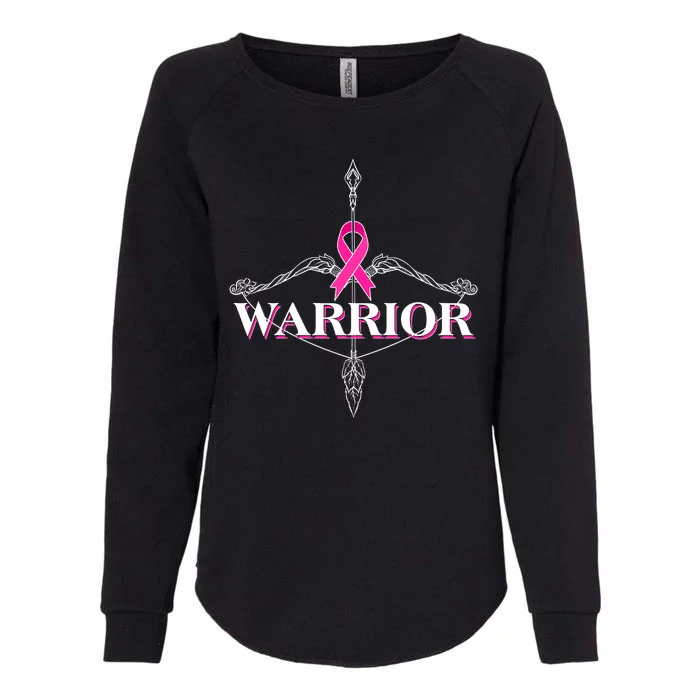 Breast Cancer Awareness Warrior Vintage Bow And Arrow Womens California Wash Sweatshirt