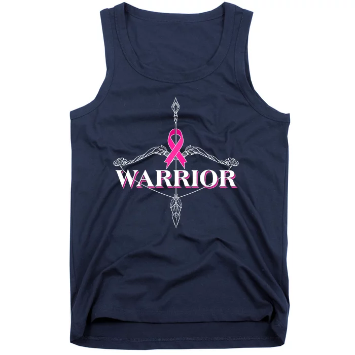 Breast Cancer Awareness Warrior Vintage Bow And Arrow Tank Top