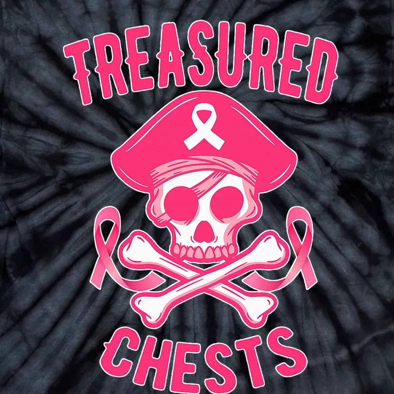 Breast Cancer Awareness Treasured Chests Ribbon Tie-Dye T-Shirt