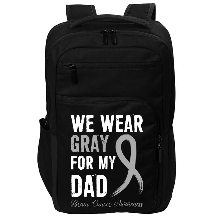 Brain Cancer Awareness T Impact Tech Backpack