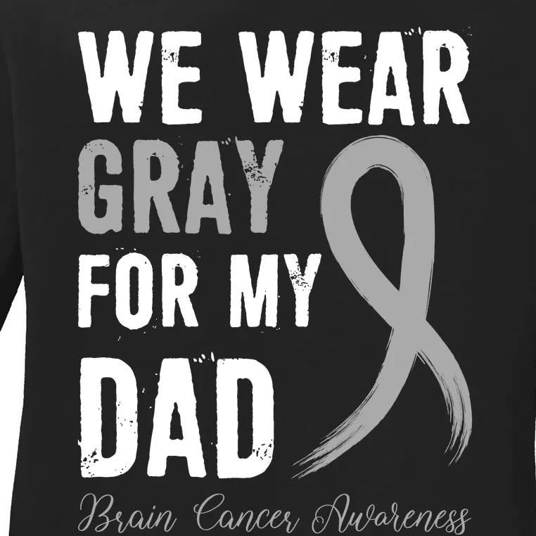 Brain Cancer Awareness T Ladies Long Sleeve Shirt